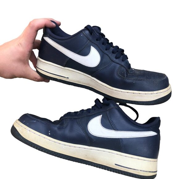 2016 Nike Air Force 1 Midnight Navy/White Size 10 - Picture 7 of 12